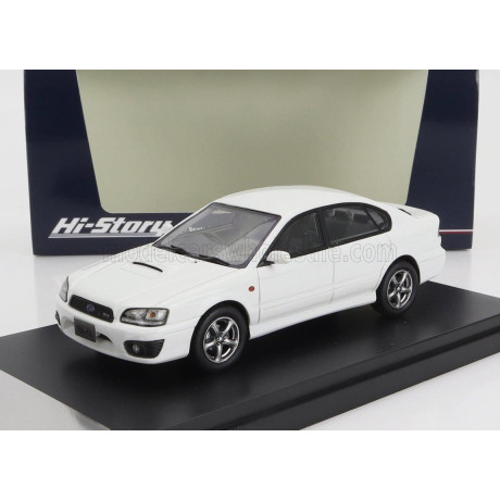 HI STORY SUBARU LEGACY B4 RSK 2001 - WHITE 1/43