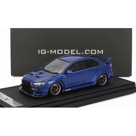 IGNITION MODEL MITSUBISHI LANCER EVOLUTION X (CZ4A) 2014 - BLUE MET 1/43