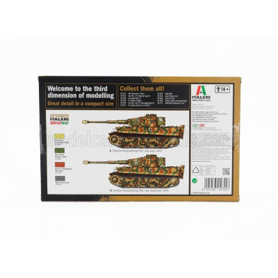 ITALERI TANK PZ. KPFW. VI TIGER I AUSF. E MILITARY 1945 1/56