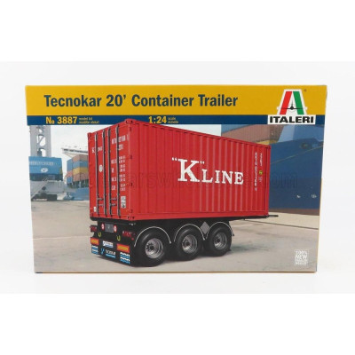 ITALERI ACCESSORIES TECNOKAR TRAILER CONTAINER 20' 1/24
