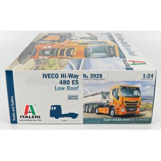 ITALERI IVECO FIAT STRALIS 480 EURO 6 HI-WAY TRACTOR TRUCK 2-ASSI 2016 1/24