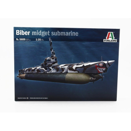 ITALERI SUBMARINES SOMMERGIBILE BIBER MIDGET MILITARY 1945 1/35