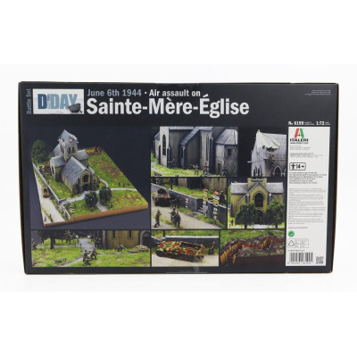 ITALERI ACCESSORIES WAR BATTLE SET SAINTE - MERE - EGLISE 1944 1/72