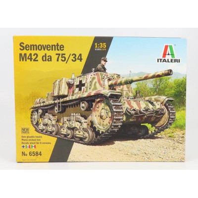 ITALERI MGMC TANK M42 DA 75/34 SEMOVENTE MILITARY 1945 1/35
