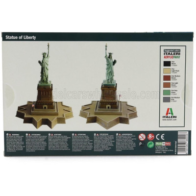 ITALERI ACCESSORIES STATUA DELLA LIBERTA' - STATUE OF LIBERTY Largh.WIDTH cm 15.0 X Alt.HEIGHT cm 17.0