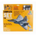 ITALERI LOCKHEED MARTIN F-22A RAPTOR AIRPLANE MILITARY 1990 1/72