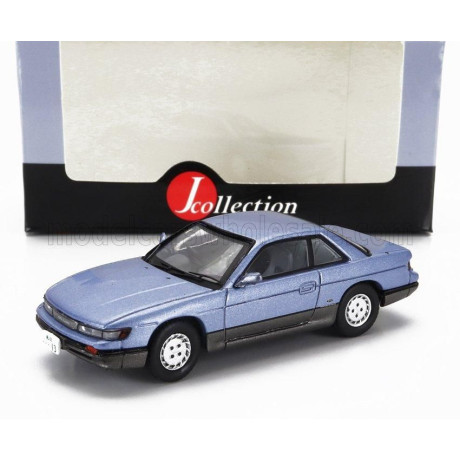 J COLLECTION NISSAN SILVIA (s13) 1989 - LIGTH BLUE MET 1/64