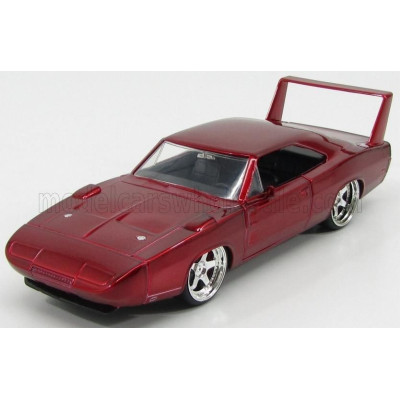 JADA DODGE DOM'S CHARGER DAYTONA 1969 - FAST & FURIOUS VI (2012) - RED MET 1/24