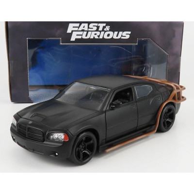 JADA DODGE DOM'S TORETTO CHARGER SRT8 2006 - FAST & FURIOUS - MATT BLACK 1/24