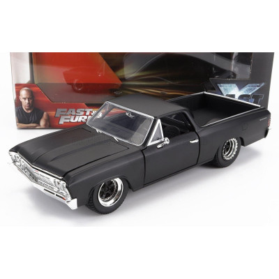 JADA CHEVROLET EL CAMINO PICK-UP (FF10) CUSTOM 1967 - FAST & FURIOUS - BLACK 1/24
