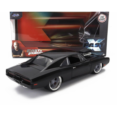 JADA DODGE DOM'S CHARGER R/T 1970 - FAST & FURIOUS X - BLACK 1/24