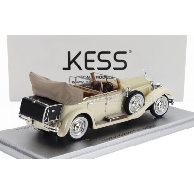 KESS MODEL ISOTTA FRASCHINI TIPO 8A SS CASTAGNA ch.1651 CABRIOLET OPEN 1930 - BEIGE 1/43