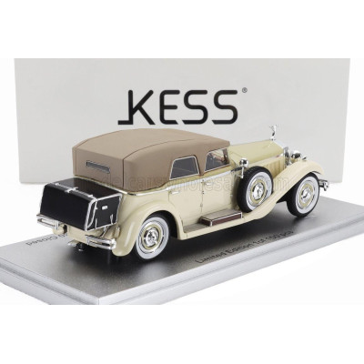 KESS MODEL ISOTTA FRASCHINI TIPO 8A SS CASTAGNA ch.1651 CABRIOLET CLOSED 1930 - 2 TONE BEIGE 1/43