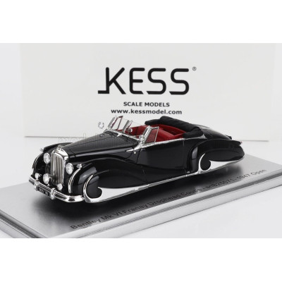 KESS MODEL BENTLEY MK VI sn.B25071 FRANAY DROPHEAD COUPE CABRIOLET OPEN 1947 - BLACK 1/43