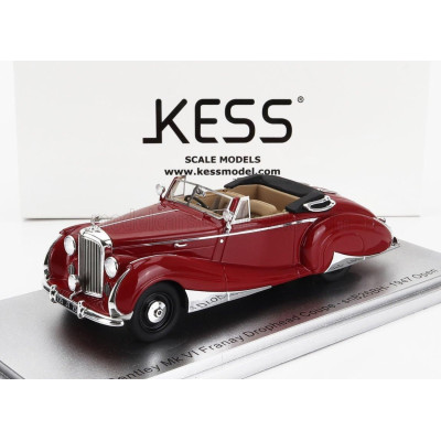 KESS MODEL BENTLEY MKVI FRANAY snB26BH DROPHEAD COUPE CABRIOLET OPEN 1947 - RED 1/43