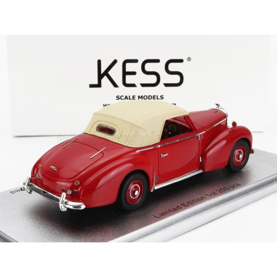 KESS MODEL BENTLEY MKVI DROPHEAD COUPE GRABER CABRIOLET CLOSED 1948 - RED CREAM 1/43