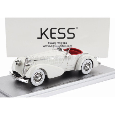 KESS MODEL DUESENBERG MODEL A KRUEGER SPECIAL ROADSTER OPEN 1934 - LIGHT GREY 1/43