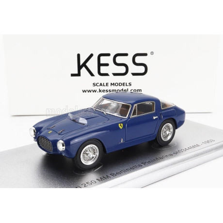 KESS MODEL FERRARI 250MM sn0344MM BERLINETTA PININFARINA 1953 - BLUE 1/43