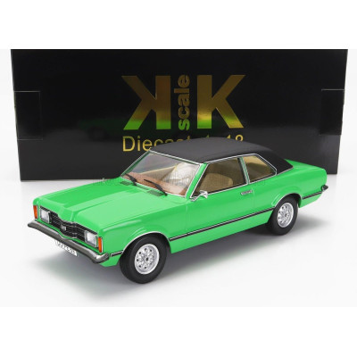 KK SCALE FORD ENGLAND TAUNUS GXL 1971 - LIGHT GREEN MATT BLACK 1/18