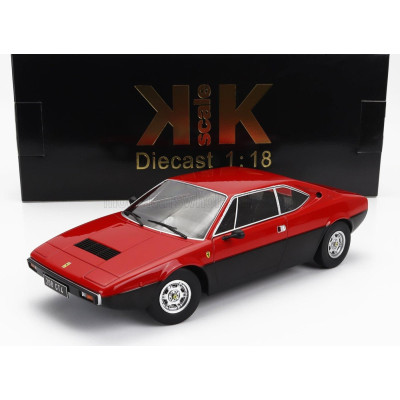 KK SCALE FERRARI DINO 208 GT4 1975 - RED BLACK 1/18