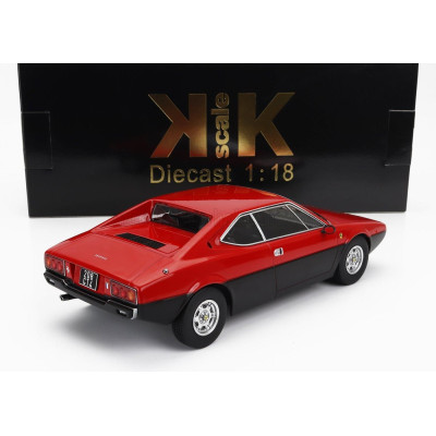 KK SCALE FERRARI DINO 208 GT4 1975 - RED BLACK 1/18