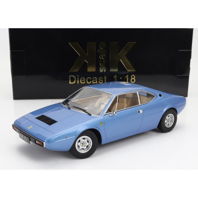 KK SCALE FERRARI DINO 308 GT4 1974 - LIGHT BLUE 1/18