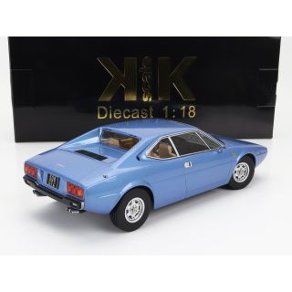 KK SCALE FERRARI DINO 308 GT4 1974 - LIGHT BLUE 1/18