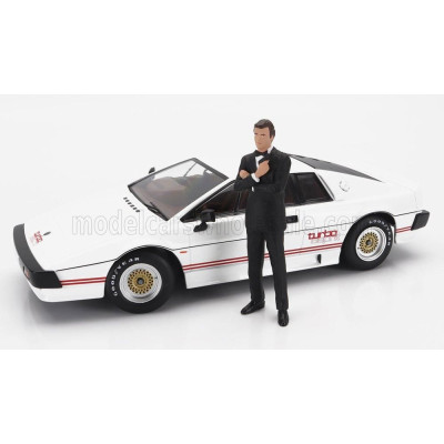 KK SCALE FIGURES MAN WITH GUN - CAR NOT INCLUDED - BLACK WHITE 1/18