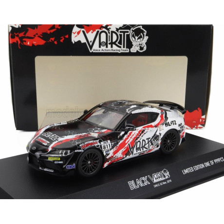 KYOSHO TOYOTA SUPRA GR COUPE VART N 811 RACING 2022 - BLACK WHITE RED 1/43