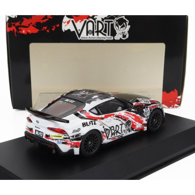 KYOSHO TOYOTA SUPRA GR COUPE VART N 811 RACING 2022 - BLACK WHITE RED 1/43