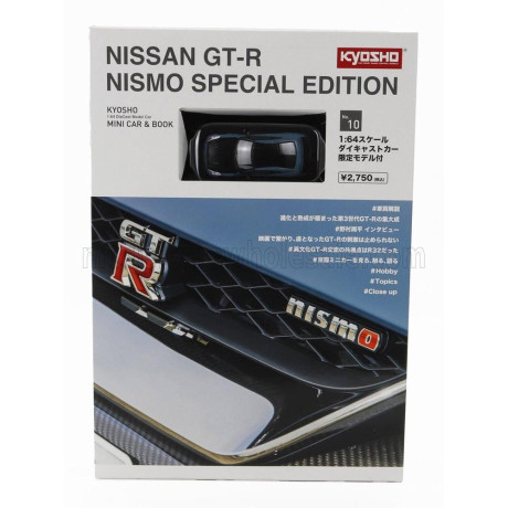 KYOSHO NISSAN GT-R (R35) NISMO COUPE 2022 - BLUE BLACK 1/64