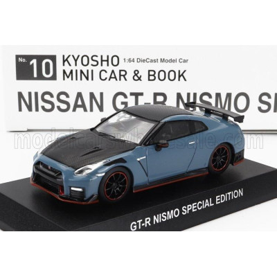 KYOSHO NISSAN GT-R (R35) NISMO COUPE 2022 - BLUE BLACK 1/64