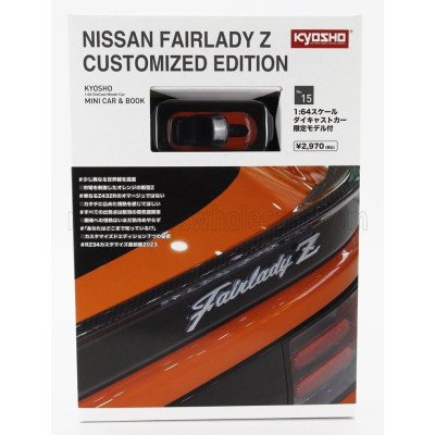 KYOSHO NISSAN FAIRLADY Z COUPE CUSTOMED EDITION 2023 - ORANGE BLACK 1/64