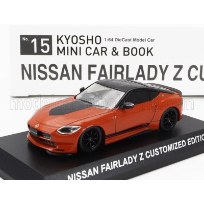 KYOSHO NISSAN FAIRLADY Z COUPE CUSTOMED EDITION 2023 - ORANGE BLACK 1/64
