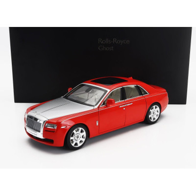 KYOSHO ROLLS ROYCE GHOST 2011 - RED SILVER 1/18