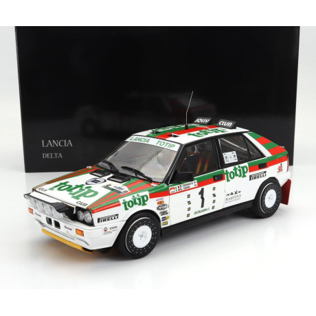 KYOSHO LANCIA DELTA HF INTEGRALE 4WD (night version) TEAM LANCIA TOTIP N 1 WINNER RALLY TARGA FLORIO 1987 DARIO CERRATO - GIUSEP