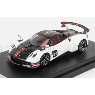 LCD MODEL PAGANI HUAYRA BC ROADSTER N 20 2017 - WHITE BLACK 1/64