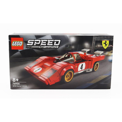 LEGO FERRARI LEGO SPEED CHAMPION - 512M N 4 RACING 1970 - 291 PEZZI - 291 PIECES - RED