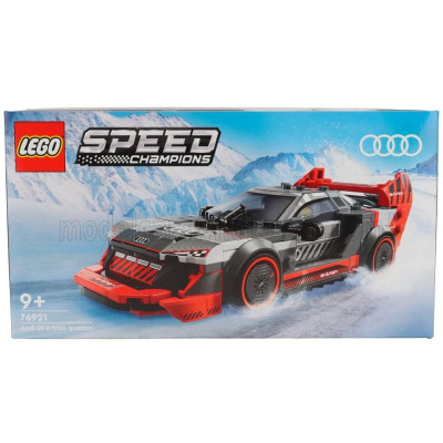 LEGO AUDI S1 E-TRON QUATTRO 2023 - 274 PEZZI - 274 PCS - GREY BLACK 1/24