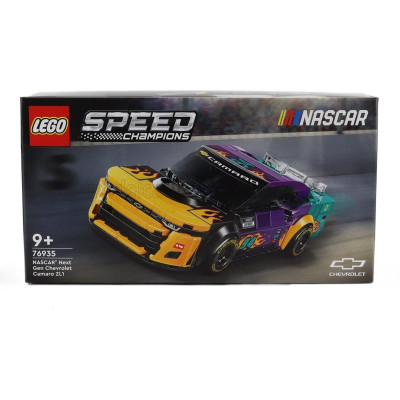 LEGO CHEVROLET LEGO SPEED CHAMPION - CAMARO ZL1 N 94 RACING NASCAR 2022 - YELLOW GREEN PURPLE 1/29