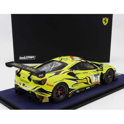 LOOKSMART FERRARI 488 GT3 EVO 3.9L TURBO V8 TEAM IRON LYNX N 71 3rd 24h SPA 2022 ANTONIO FUOCO - DAVIDE RIGON - DANIEL SERRA - C