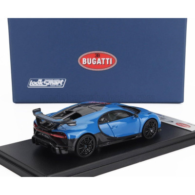 LOOKSMART BUGATTI CHIRON PUR SPORT N 16 2020 - AGILE BLUE BLACK 1/43