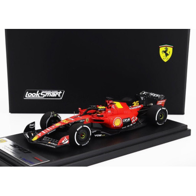 LOOKSMART FERRARI F1  SF-23 TEAM SCUDERIA FERRARI N 16 MONZA GP 2023 CHARLES LECLERC - RED BLACK 1/43