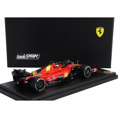 LOOKSMART FERRARI F1  SF-23 TEAM SCUDERIA FERRARI N 16 MONZA GP 2023 CHARLES LECLERC - RED BLACK 1/43