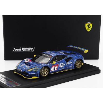 LOOKSMART FERRARI 488 GT3 EVO 3.9L TURBO V8 HELLA PAGID RACING ONE TEAM N 14 24h NURBURGRING 2021 CHRISTIAN KOHLHAAS - STEPHAN K