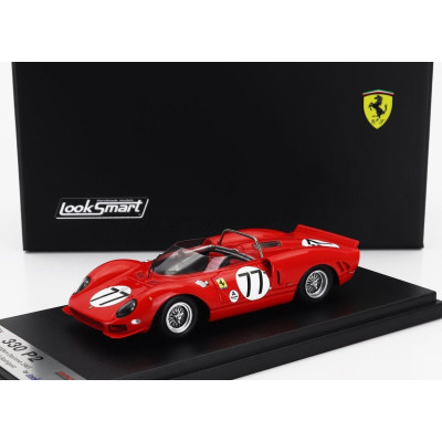 LOOKSMART FERRARI 330P2 N 77 2000km DAYTONA 1965 JOHN SURTEES - PABLO RODRIGUEZ - RED 1/43