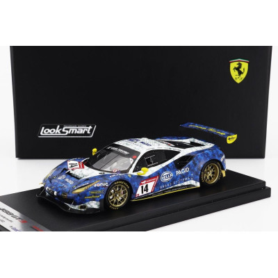 LOOKSMART FERRARI 488 GT3 EVO 3.9L TURBO V8 HELLA PAGID RACING ONE GMBH TEAM N 14 24h NURBURGRING 2022 JEROEN BLEEKEMOLEN - CHRI