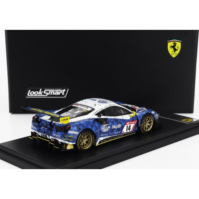 LOOKSMART FERRARI 488 GT3 EVO 3.9L TURBO V8 HELLA PAGID RACING ONE GMBH TEAM N 14 24h NURBURGRING 2022 JEROEN BLEEKEMOLEN - CHRI
