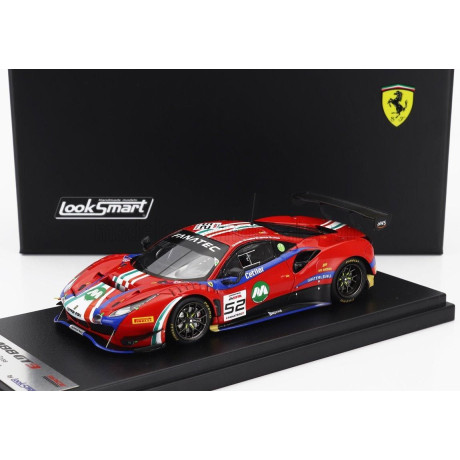LOOKSMART FERRARI 488 GT3 EVO TEAM AF CORSE N 52 24h SPA 2023 ANDREA BERTOLINI - LOUIS MACHIELS - JEF MACHIELS - LILOU WADOUX -