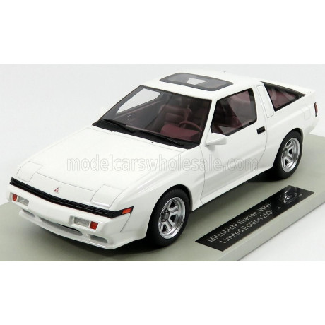 LS COLLECTIBLES MITSUBISHI STARION 2.0 TURBO EX 1988 - WHITE 1/18